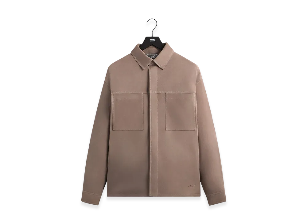 Kith Suede Ace Shirt "Factor"
