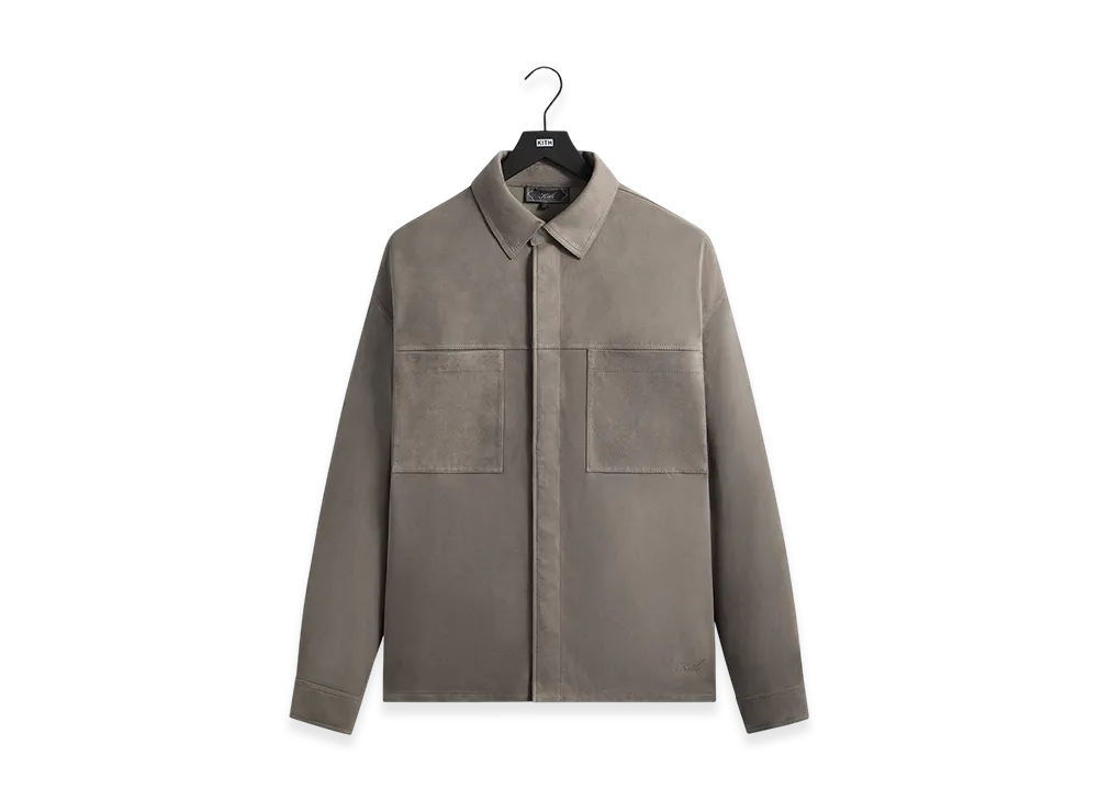 Kith Suede Ace Shirt "Slight"