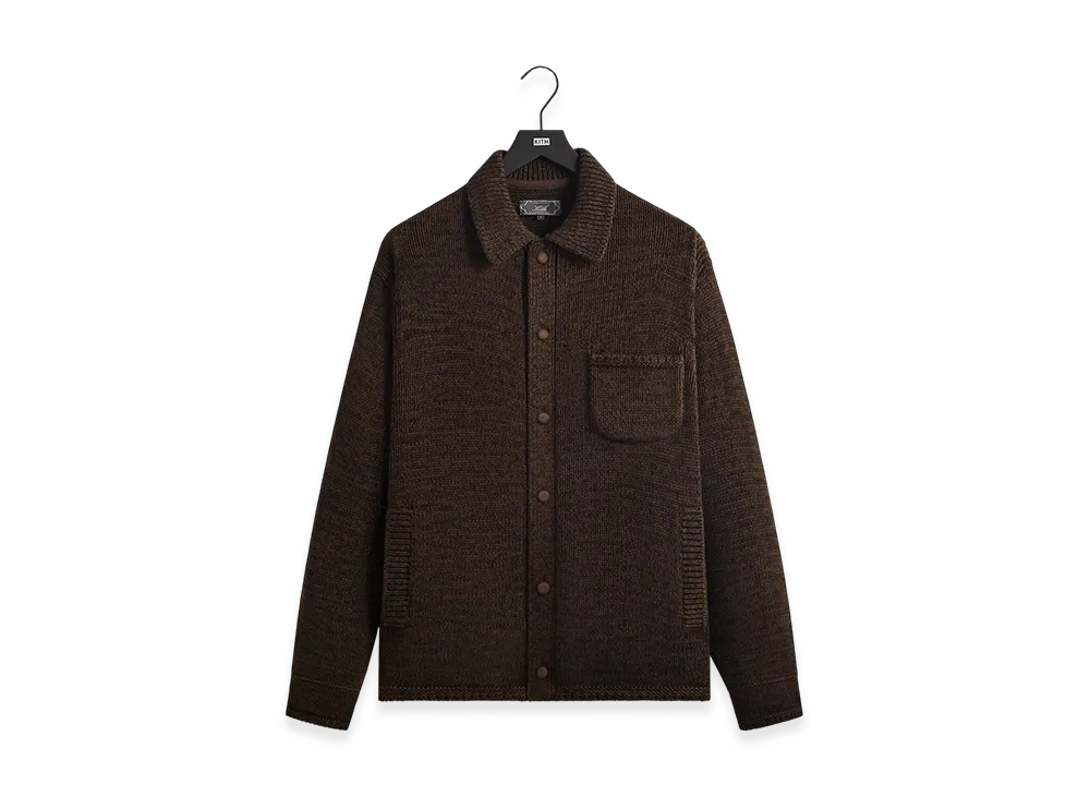 Kith Chunky Knit Ginza Cardigan "Kindling"