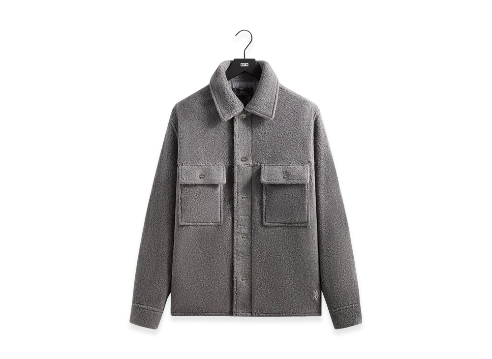 Kith Boucle Puffed Ace Shirt Jacket "Reef"