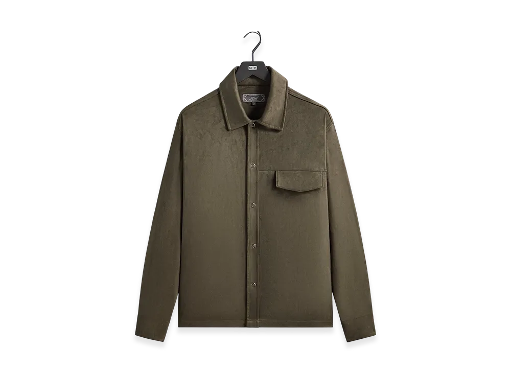 Kith Montague Microsuede Shirt "Cypress"