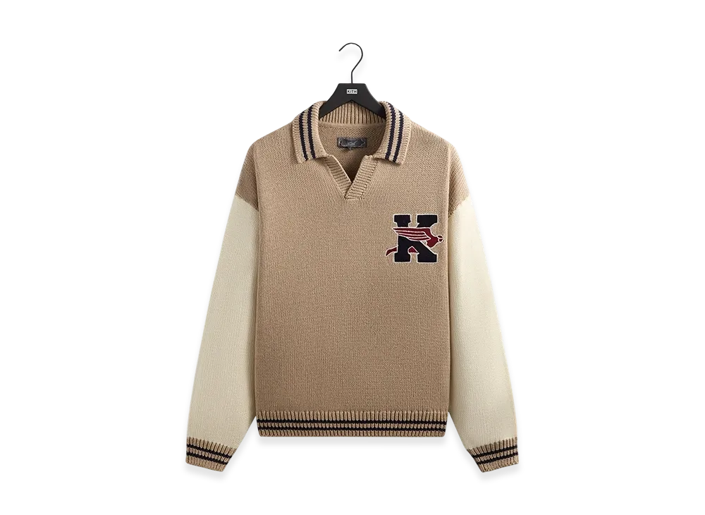Kith Nelson Rugby Sweater "Canvas Heather"