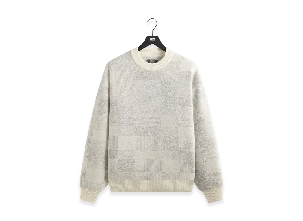 Kith Lewis Check Sweater "Sandrift"