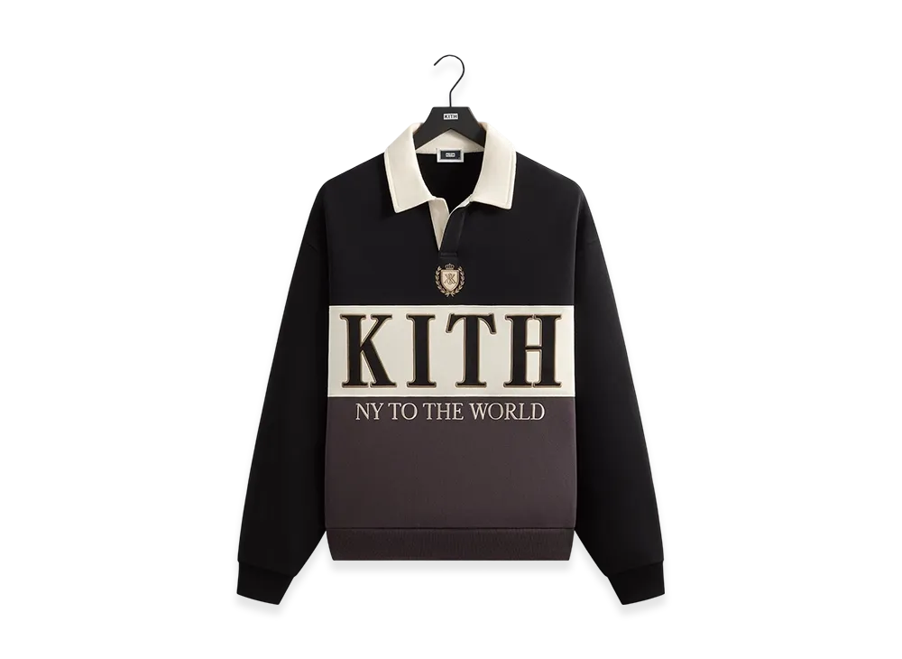 Kith Nelson Rugby Pullover "Black"