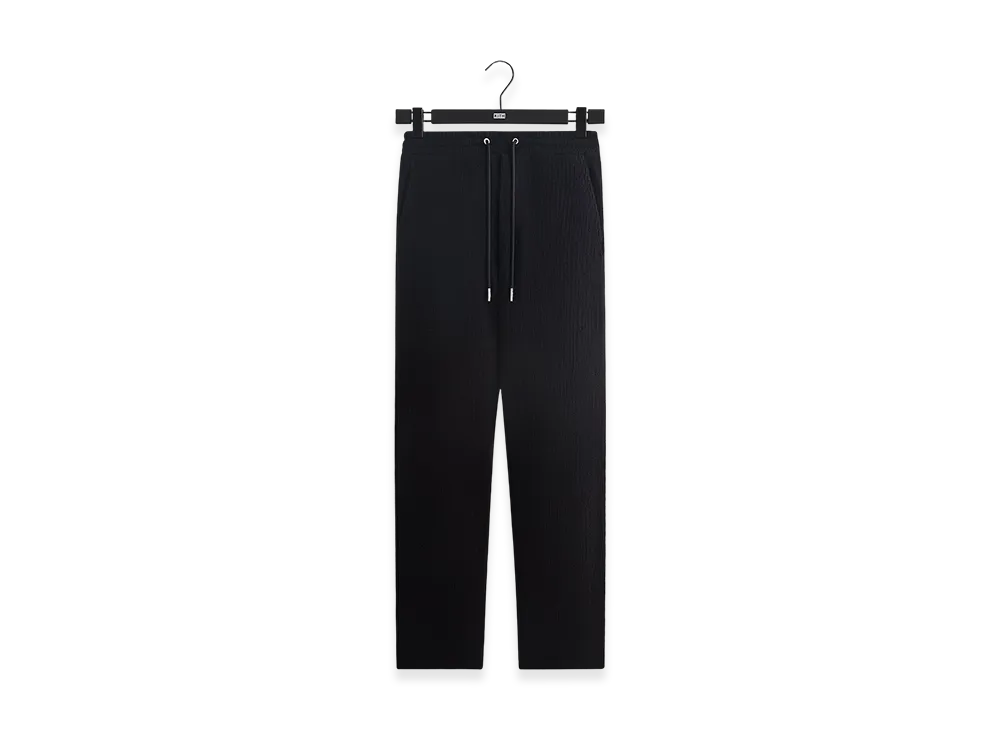 Kith Heavy Crepe Rib Knit Elmhurst Pant "Black"