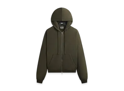 Kith Lofty Fleece Cropped Braxton Hoodie "Cypress"