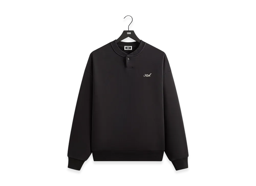 Kith Henley Nelson Pullover "Black"