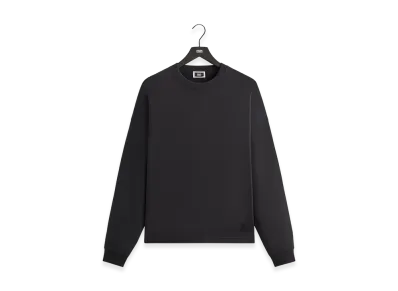 Kith Sueded French Terry Long Sleeve Lawson Tee "Black"