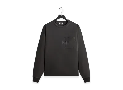 Kith Long Sleeve Quinn Tee "Carbon"