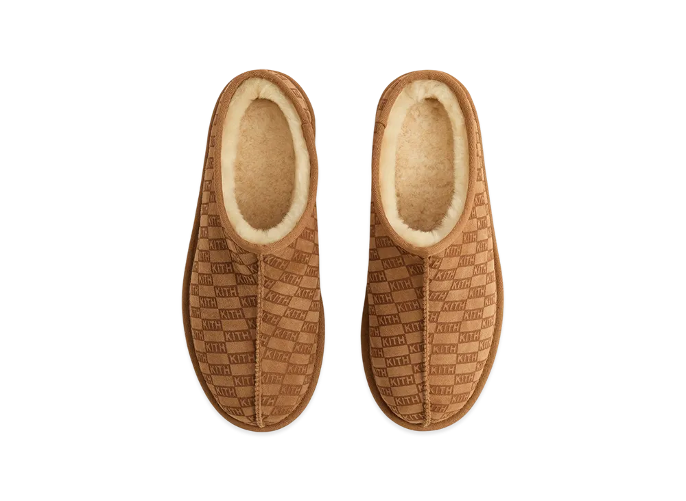 Kith Monogram Shearling Slippers "Loft"