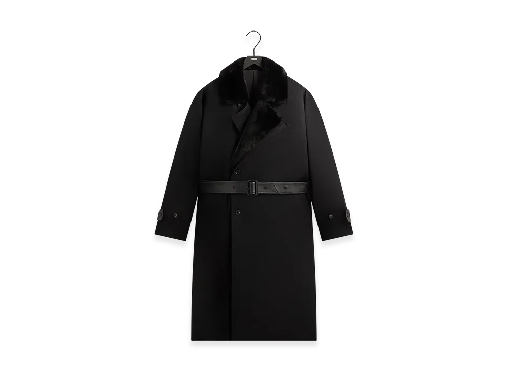 Kith 101 for ssstein Double Lapeled Double Breasted Coat "Black"