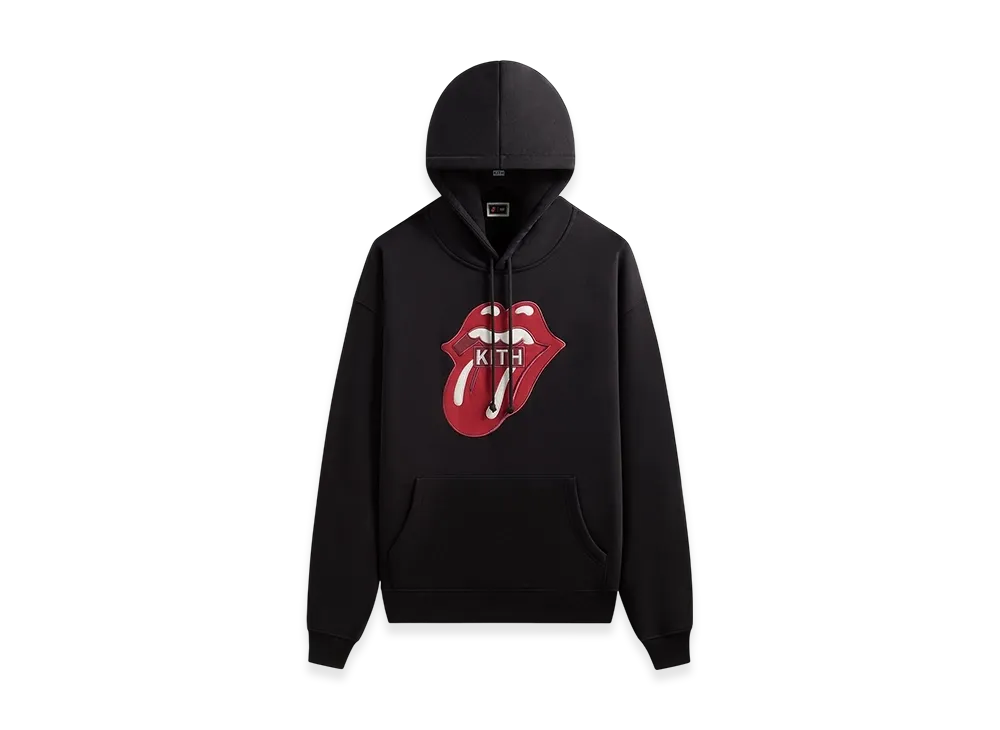 Kith x The Rolling Stones Classic Logo Nelson Hoodie "Black"