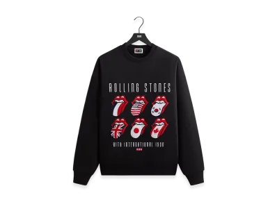 Kith x The Rolling Stones International 1996 Nelson Crewneck "Black"
