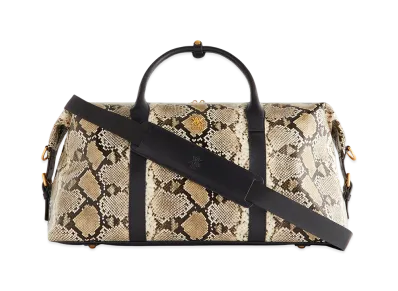 Kith Printed Python Duffle Bag "Concrete"