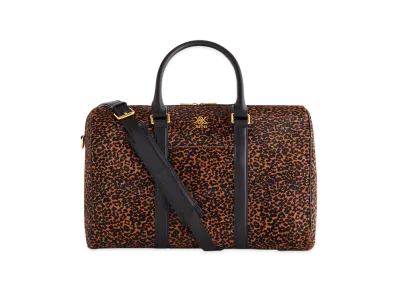 Kith Leopard Printed Ponyhair Traveler K40 Bag "Sanctuary"