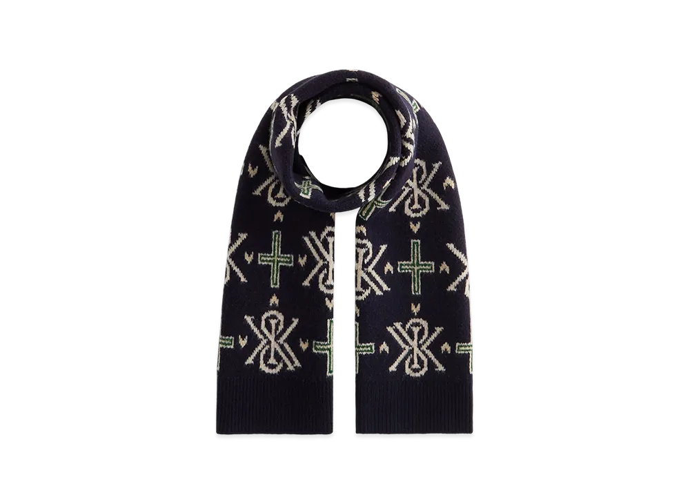 Kith Knitted Fairisle Scarf "Nocturnal"