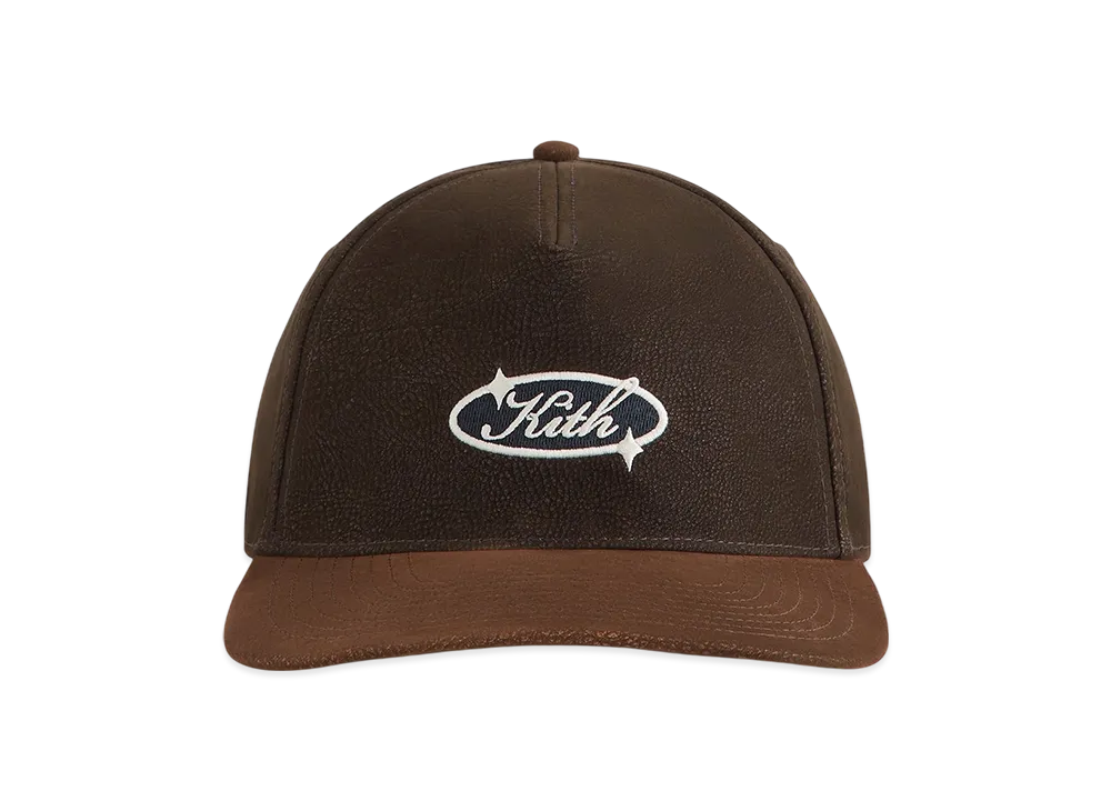 Kith Velvet Patina Bay Low Pinch Crown Snapback "Clever"