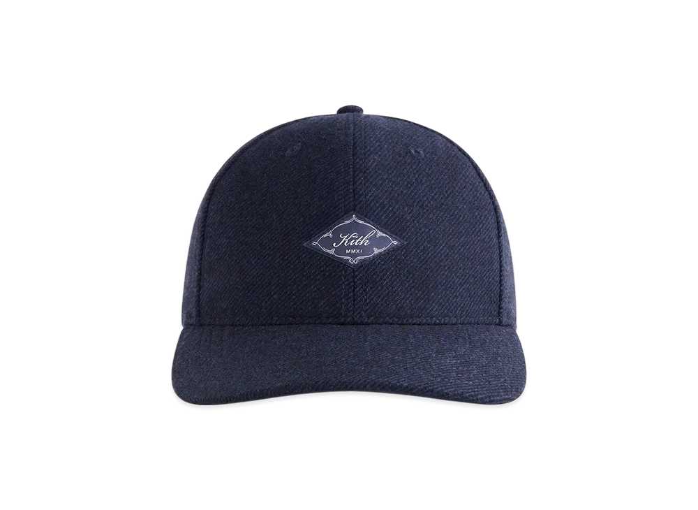 Kith Lightweight Wool Twill Aaron Hitch Classic Cap "Nocturnal"