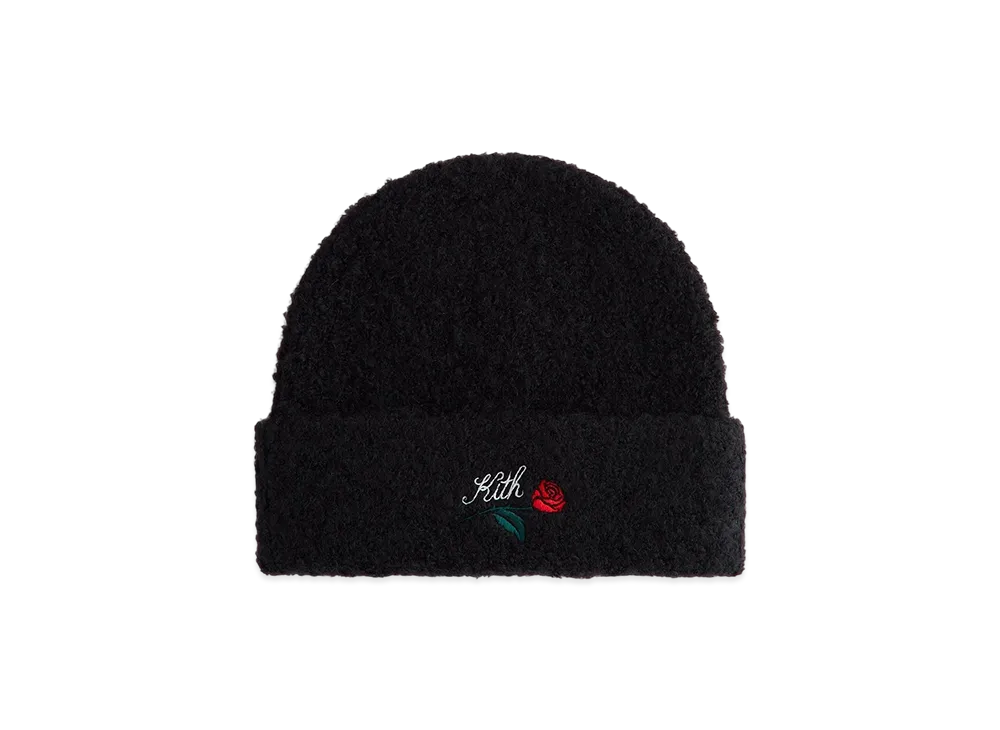 Kith Boucle Yarn Mia Beanie "Black"