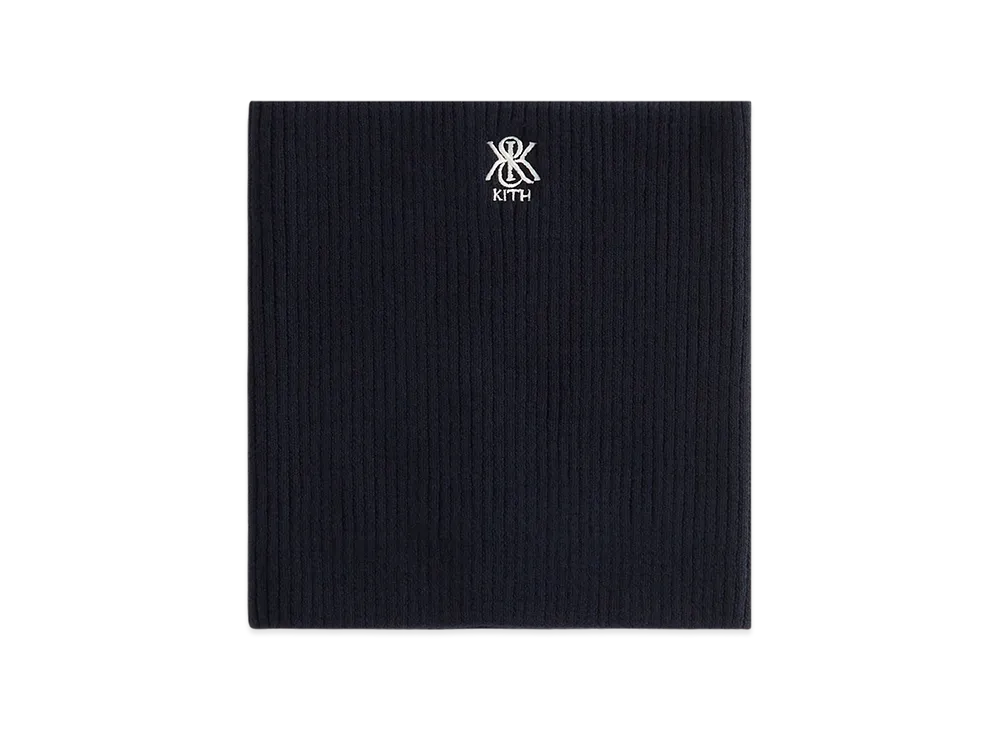 Kith Ribbed Neck Warmer "Black"