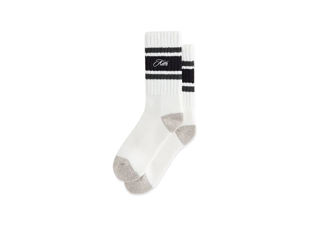 Kith Chunky Cotton Crew Socks "Black"