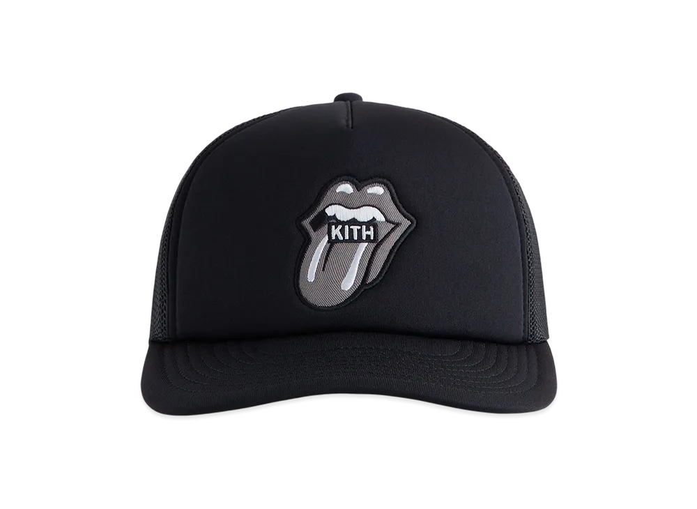 Kith x The Rolling Stones Nolan Trucker Hat "Black"