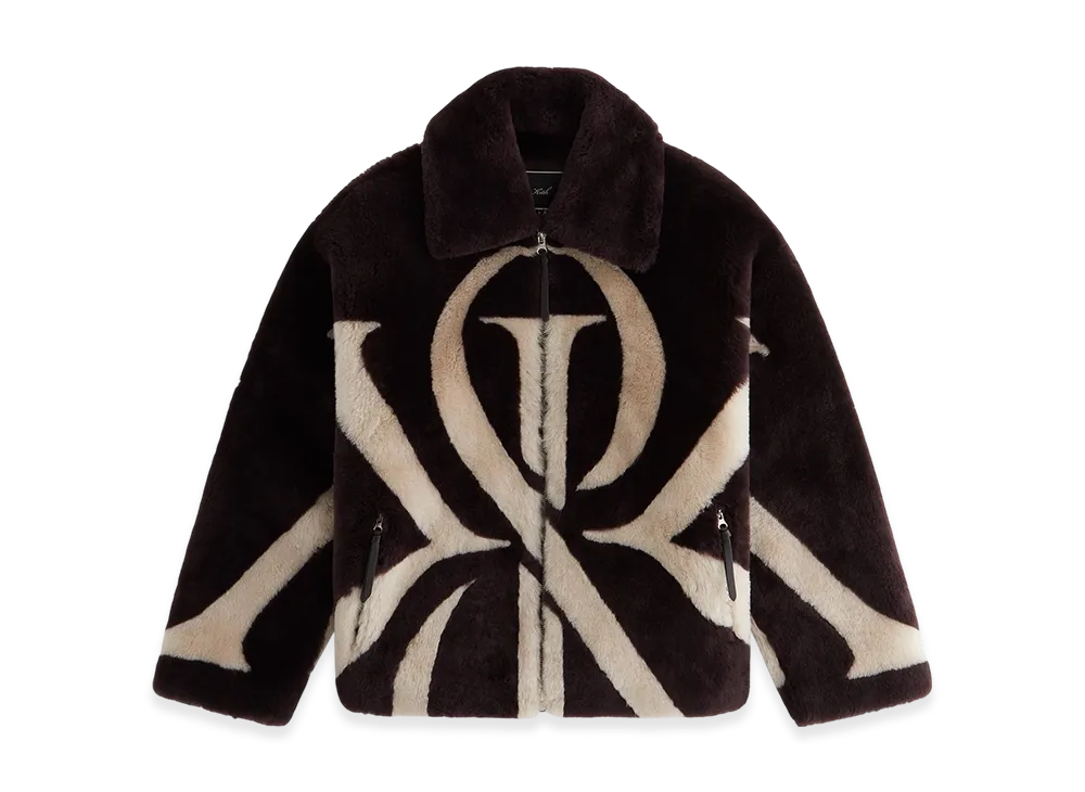 Kith Women Waylon II Shearling Crest Jacket "Incognito"