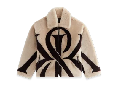 Kith Women Waylon II Shearling Crest Jacket "Waffle"