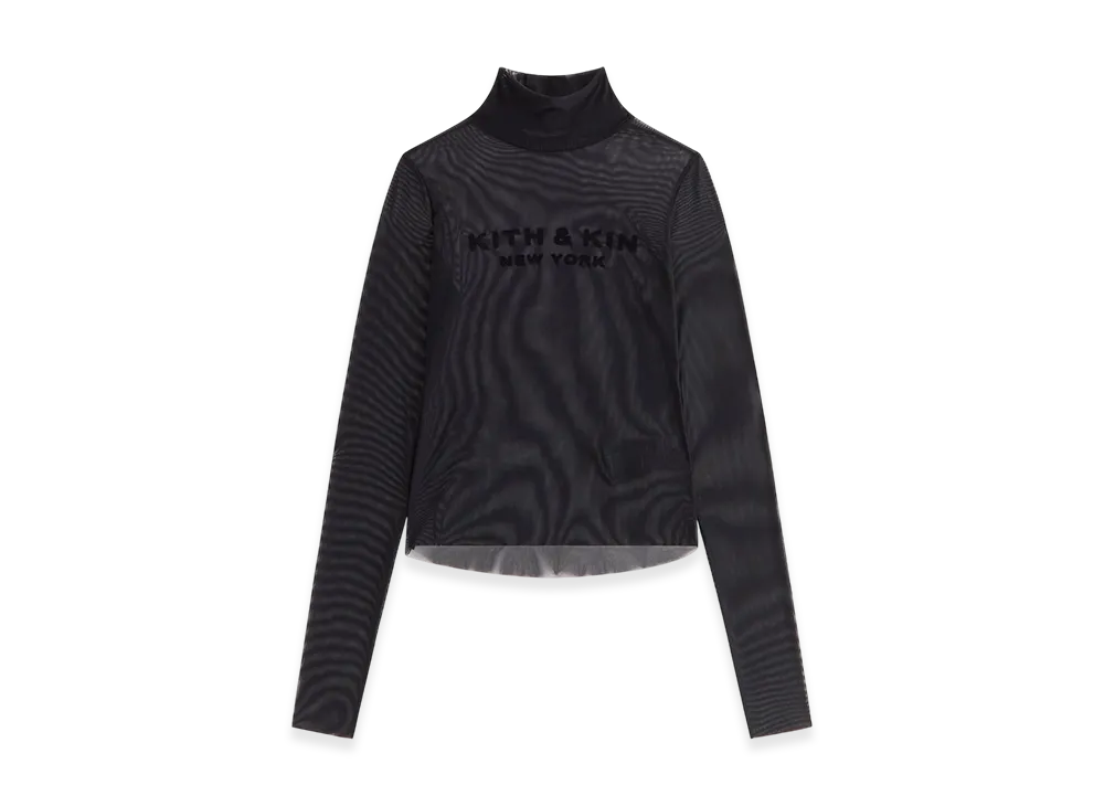 Kith Women Amina Mesh Turtleneck "Black"