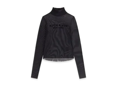 Kith Women Amina Mesh Turtleneck "Black"