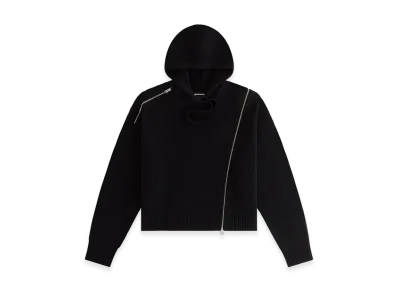 Kith Women Juni Zipper Sweater Hoodie "Black"