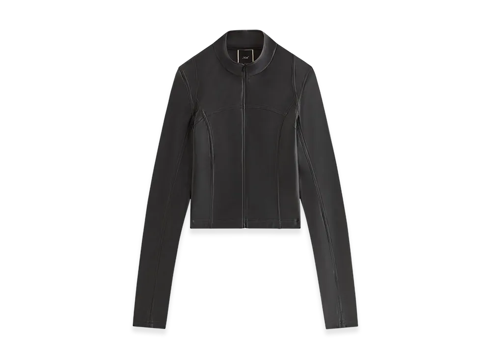 Kith Women Nita Faux Leather Zip Long Sleeve "Black"