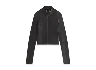 Kith Women Nita Faux Leather Zip Long Sleeve "Black"