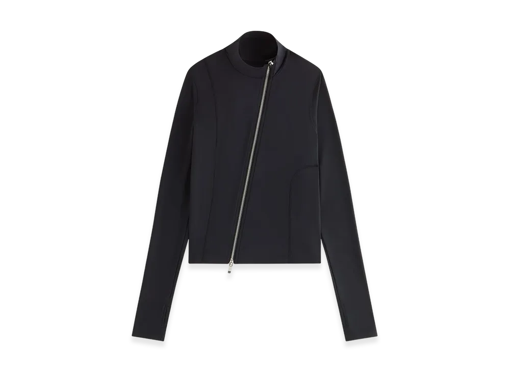 Kith Women Anika Asymmterical Zip Long Sleeve "Black"