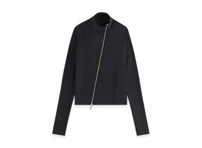 Kith Women Anika Asymmterical Zip Long Sleeve "Black"