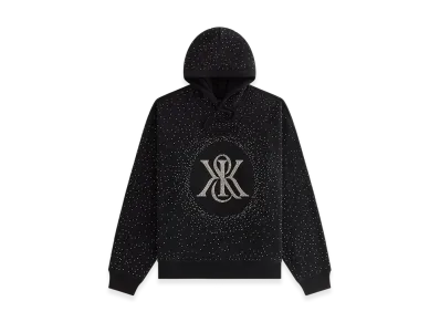 Kith Women Maverick Beaded Crest Hoodie "Black"