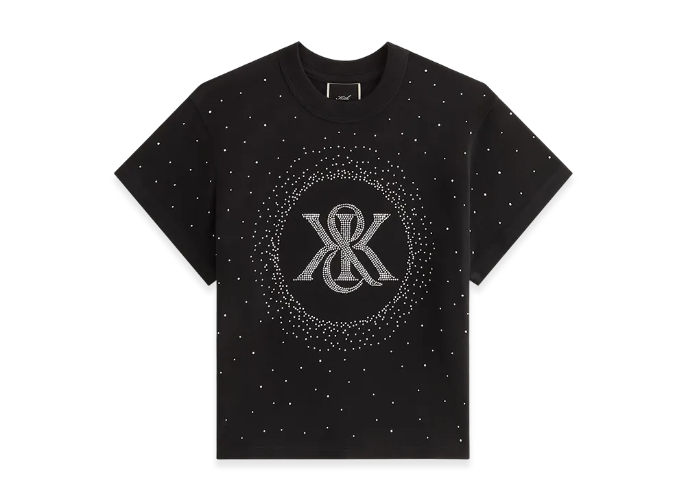 Kith Women Mulberry Vintage Studded Crest Tee "Black"