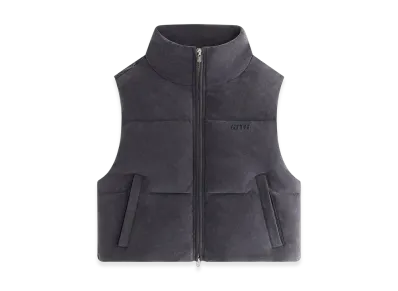 Kith Women Holt Sueded Jersey Vest "Black"