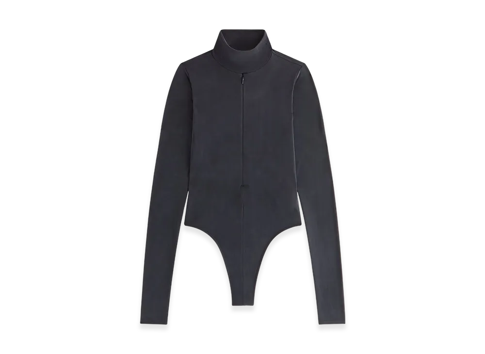 Kith Women Alexis Zip Front Bodysuit "Black"