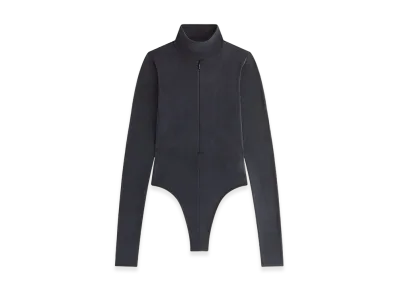 Kith Women Alexis Zip Front Bodysuit "Black"
