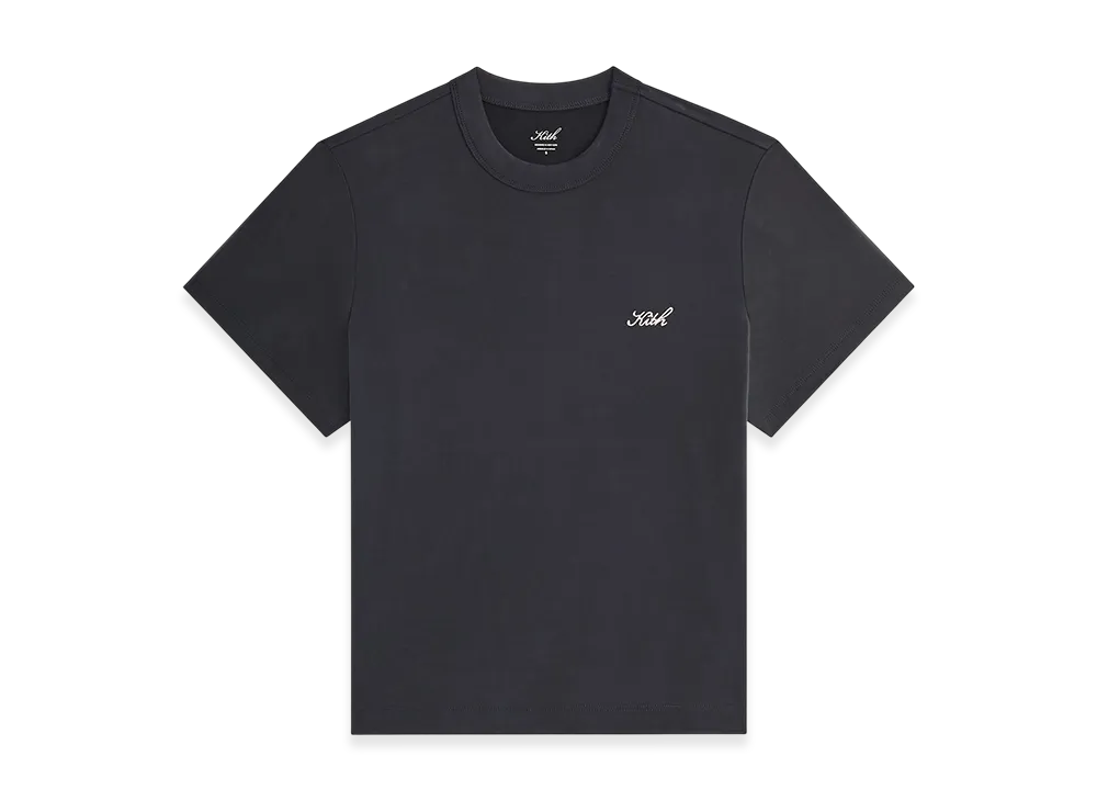 Kith Women Mulberry Vintage Cupro Tee "Black"