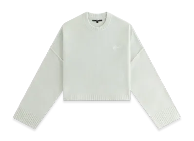 Kith Women Freja Cropped Sweater "Powder"