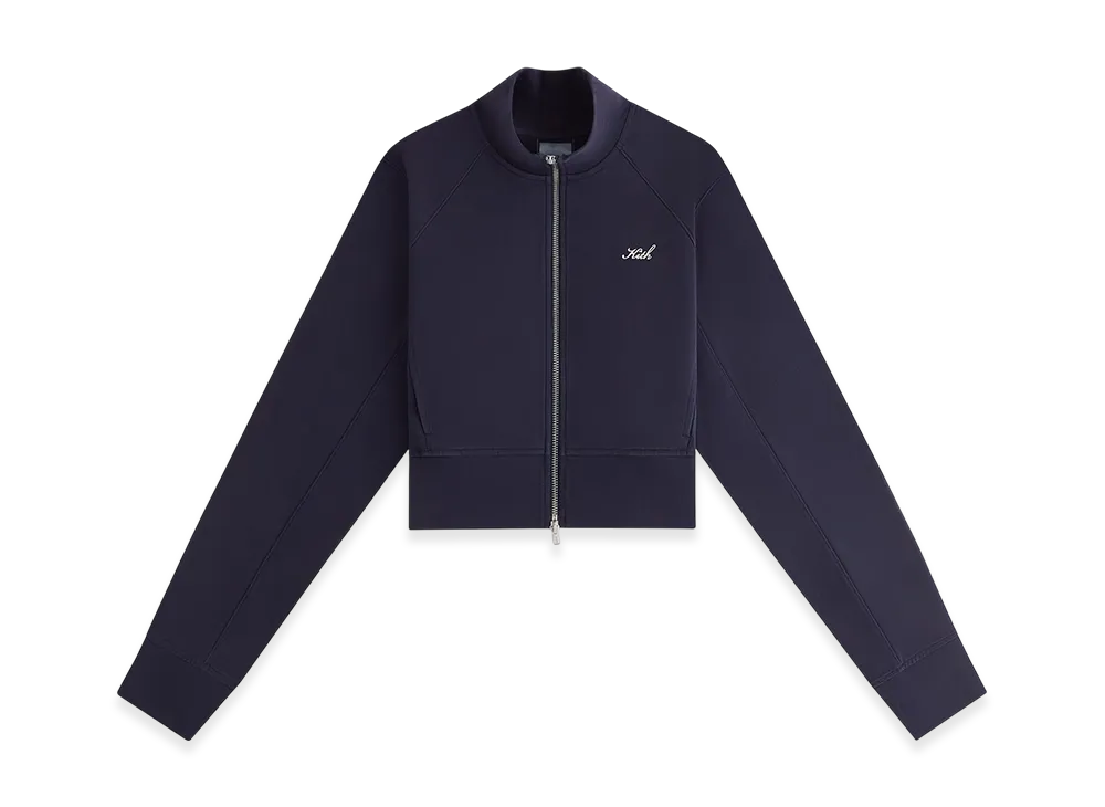 Kith Women Davin Cropped Track Zip "Ink"