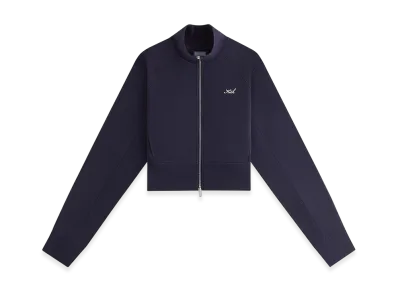 Kith Women Davin Cropped Track Zip "Ink"