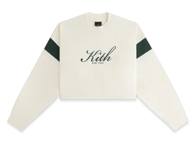 Kith Women Jasper Script Long Sleeve "Sandrift"