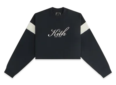 Kith Women Jasper Script Long Sleeve "Black"