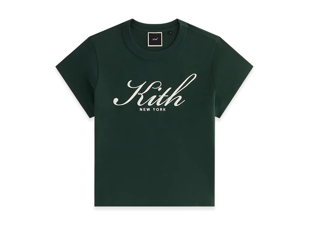 Kith Women Mulberry Script Vintage New York Tee "Stadium"