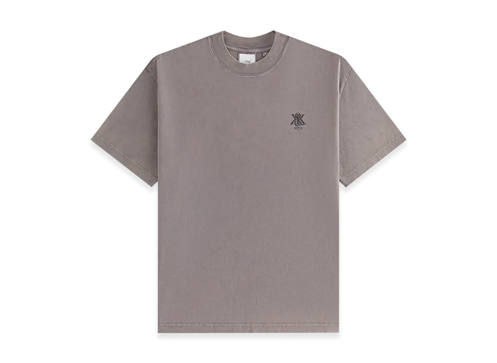 Kith Women Mockneck Vintage Sueded Tee "Thunder"