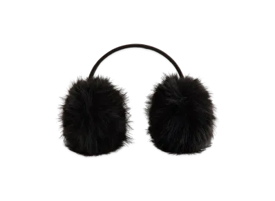 Kith Women Faux Fur Shaggy Ear Muff "Black"