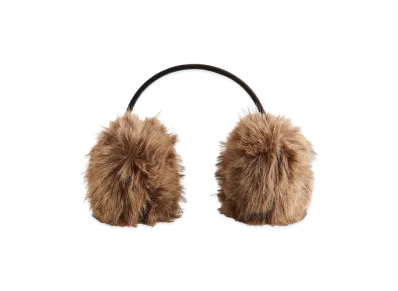 Kith Women Faux Fur Shaggy Ear Muff "Birch"